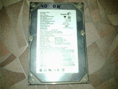 Лот: 3196036. Фото: 1. жёсткий диск 40 GB. Жёсткие диски (HDD)