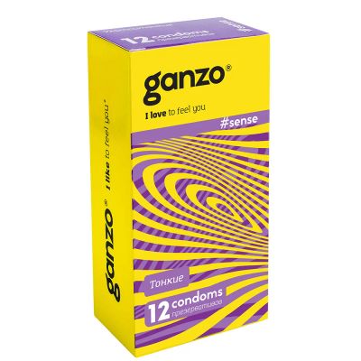Лот: 24255397. Фото: 1. Презервативы тонкие Ganzo Sense... Презервативы