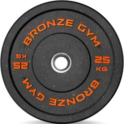 Лот: 24441603. Фото: 1. Диск для штанги Bronze Gym обрезиненный... Штанги, блины
