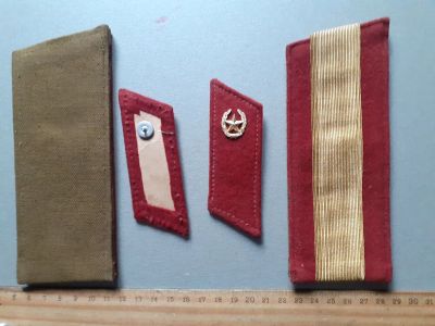 Лот: 25720778. Фото: 1. погоны +петлицы старшина ВВ СССР... Нашивки, шевроны, погоны