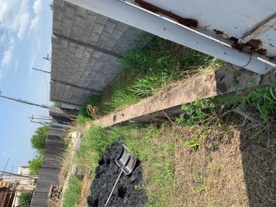 Лот: 13915563. Фото: 1. Фундамент от старого забора. ЖБИ