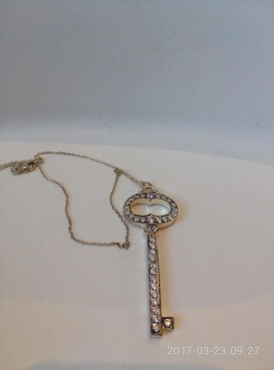Лот: 9316647. Фото: 1. Подвеска ключ Tiffany.Новая. Кулоны, подвески