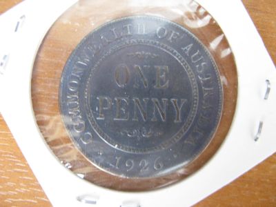 Лот: 15785730. Фото: 1. Австралия 1 пенни 1926 года. Отличная... Австралия и Океания