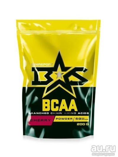 Лот: 9745193. Фото: 1. ВСАА от Binasport 200гр (спортивное... Спортивное питание, витамины