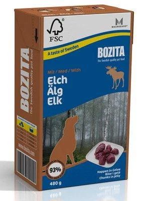 Лот: 4537451. Фото: 1. Bozita Elk, мясные кусочки в желе... Корма