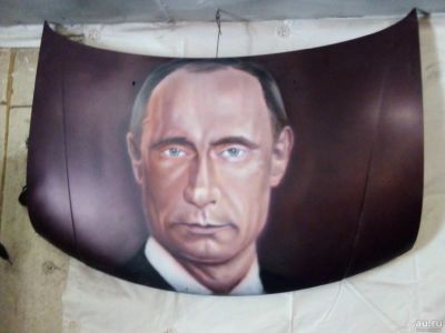 Лот: 17173914. Фото: 1. копот от Nissan Bassara с портретом... Кузов