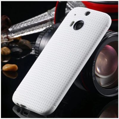 Лот: 9224851. Фото: 1. Чехол для HTC One M8 белый. Чехлы, бамперы