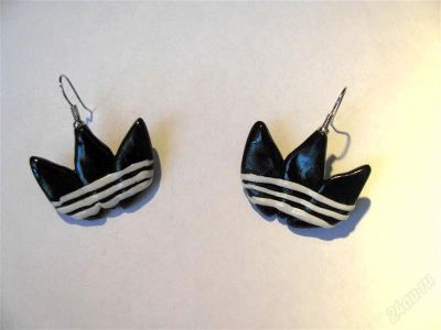 Лот: 949561. Фото: 1. Серьги "Adidas". Другое (аксессуары)