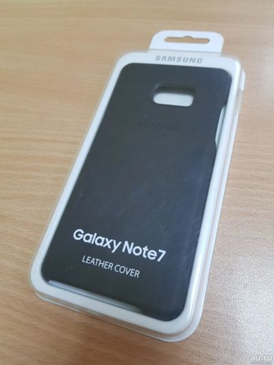 Лот: 13505483. Фото: 1. Чехол Samsung galaxy Note 7 Leather... Чехлы, бамперы