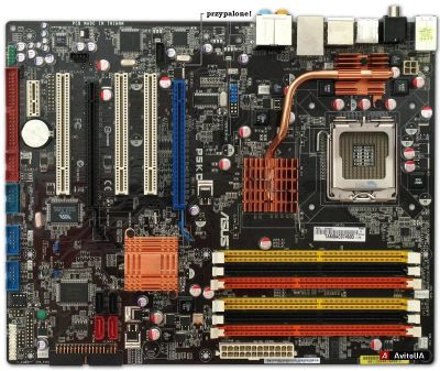 Лот: 9801514. Фото: 1. Редкая и топовая Мать ASUS P5KC... Материнские платы