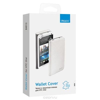 Лот: 7823453. Фото: 1. Deppa Wallet Cover чехол для HTC... Чехлы, бамперы