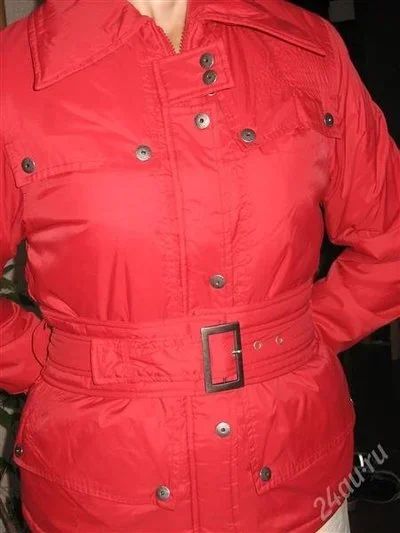 Лот: 2757649. Фото: 1. красная курточка на утеплителе... Верхняя одежда