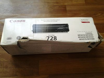 Лот: 5338496. Фото: 1. Картридж лазерный Canon 728BK... Картриджи, расходные материалы