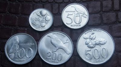 Лот: 8176616. Фото: 1. Индонезия. Набор 500, 200, 100... Наборы монет