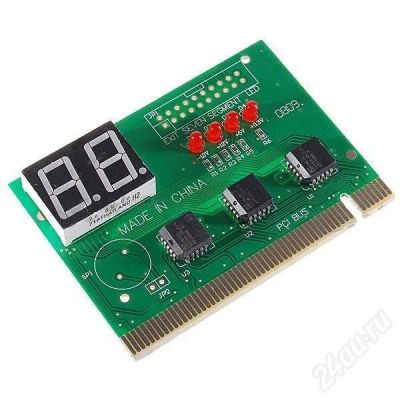 Лот: 687305. Фото: 1. PCI - карта диагностики неисправностей... Другое (компьютеры, оргтехника, канцтовары)