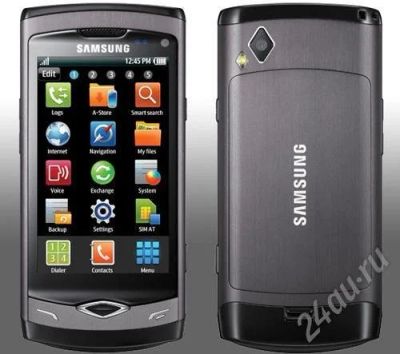 Лот: 617500. Фото: 1. Samsung S8500 Wave Grey , продажа... Кнопочные мобильные телефоны