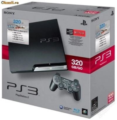 Лот: 2321109. Фото: 1. sony playstation 3 slim 320gb... Игровые приставки, консоли