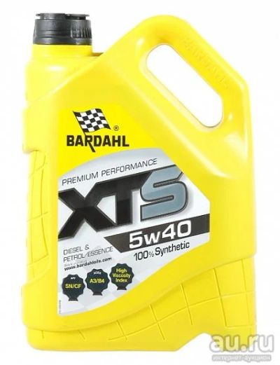 Лот: 15316333. Фото: 1. Bardahl 5W-40 XTS A3/B4, API SN... Масла, жидкости