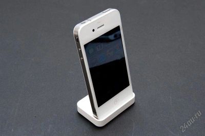 Лот: 1753085. Фото: 1. iPhone 4 (white)neverlock. Возможен... Смартфоны