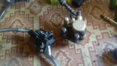 Лот: 14127945. Фото: 1. Тормоза дисковые на китайца. Запчасти