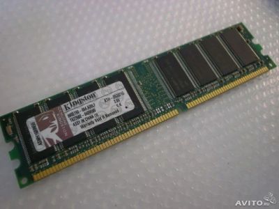 Лот: 4809175. Фото: 1. Kingston DDR1 (1gb одной планкой... Оперативная память