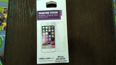 Лот: 7078676. Фото: 1. iPhone 5s 5 Защитное стекло. Защитные стёкла, защитные плёнки