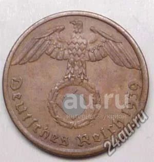 Лот: 18661702. Фото: 1. Германия. 3-й Рейх. 2 рейх пфенниг... Германия и Австрия