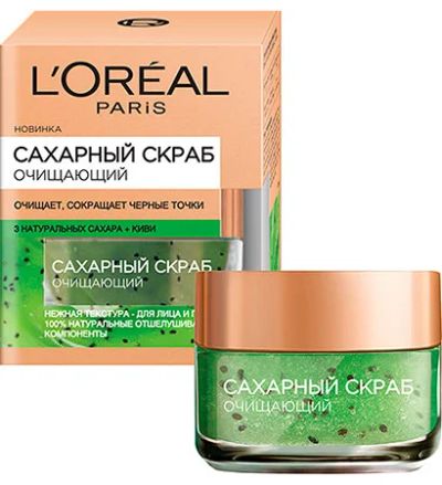 Лот: 12418591. Фото: 1. Loreal Сахарный Скраб Очищающий... Уход за лицом 