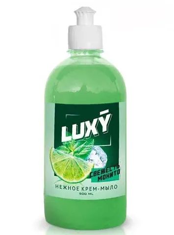 Лот: 16251569. Фото: 1. Мыло жидкое Luxy Свежесть Мохито... Бытовая химия