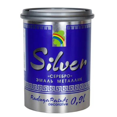 Лот: 19508073. Фото: 1. Silver Эмаль декоративная металлик... Краски, лаки, растворитель