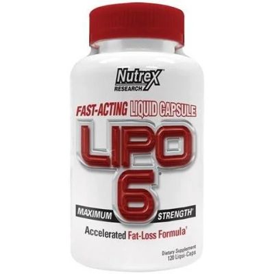 Лот: 9027823. Фото: 1. Nutrex Lipo 6, 120 капсул. Спортивное питание, витамины