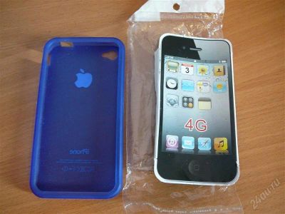 Лот: 1666428. Фото: 1. Чехол силиконовый для IPHONE 4G... Чехлы, бамперы