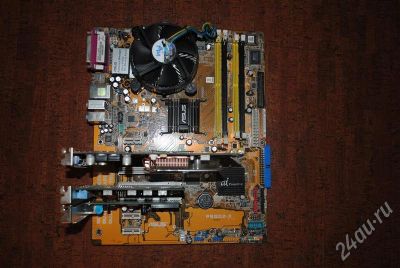 Лот: 721043. Фото: 1. ASUS P5GD2-X + процессор Pentium... Материнские платы