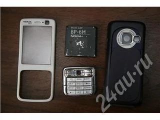 Лот: 254802. Фото: 1. корпус от Nokia N 73 б/у+ батарея. Защитные стёкла, защитные плёнки