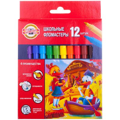 Лот: 15709346. Фото: 1. Фломастеры Koh-I-Noor "Утята... Для рисования