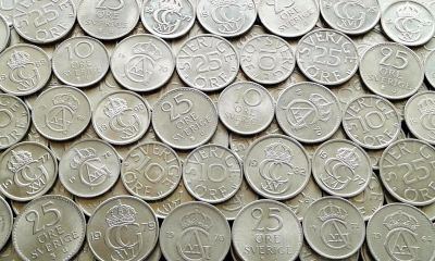 Лот: 9764166. Фото: 1. 20 монет Швеции - Одним лотом. Наборы монет