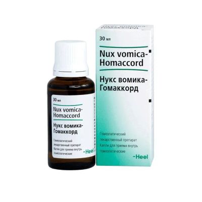 Лот: 23720693. Фото: 1. Нукс вомика-Гомаккорд капли гомеопатические... Лекарства
