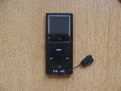 Лот: 980690. Фото: 1. Плеер Texet 2gb не исправен с... Другое (аудиотехника)