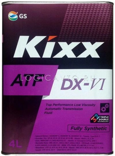 Лот: 12567534. Фото: 1. Kixx ATF DX-VI, 4L. Масла, жидкости