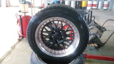 Лот: 7081507. Фото: 1. Комплект колес volk racing GTU... Шины на дисках