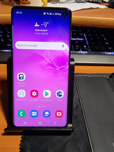 Лот: 17340630. Фото: 1. Samsung Galaxy S10 (SM-G973F/DS... Смартфоны