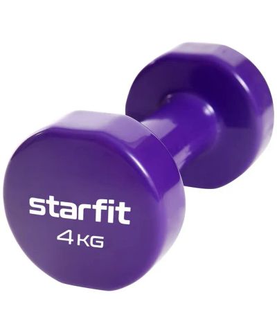 Лот: 22369273. Фото: 1. Гантель виниловая Core 4 кг Star... Гантели