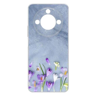 Лот: 25086571. Фото: 1. Чехол Krutoff Clear Case "Цветочное... Чехлы, бамперы