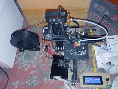 Лот: 25634949. Фото: 1. 3D принтер PLA DMS DP2 б/у + PLA... 3D принтеры, 3D ручки и комплектующие