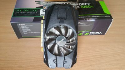 Лот: 14763036. Фото: 1. KFA2 Geforce GTX 1050Ti. Видеокарты