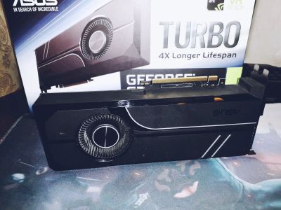 Лот: 17878961. Фото: 1. Видеокарта Asus GTX 1060 6gb Turbo. Видеокарты