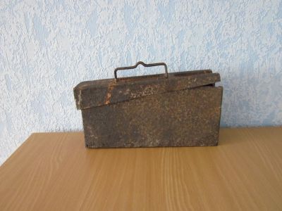 Лот: 25127582. Фото: 1. Ящик для пулеметной ленты (Вермахт... Военная техника, документация