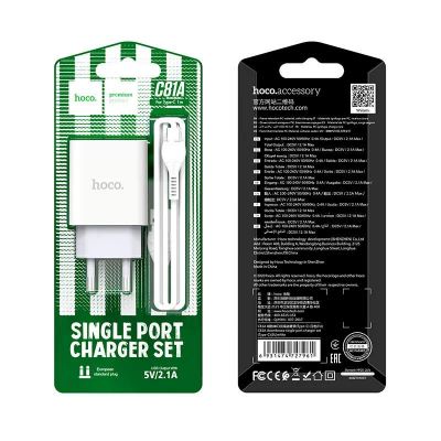 Лот: 22149703. Фото: 1. СЗУ HOCO C81A single USB port... Зарядные устройства, блоки питания, адаптеры сетевые для смартфонов