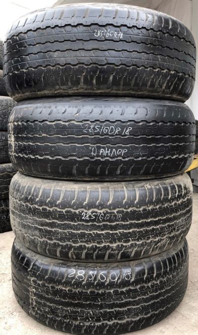 Лот: 13940485. Фото: 1. Шины 285/60 R18 285/60/18 Dunlop... Шины