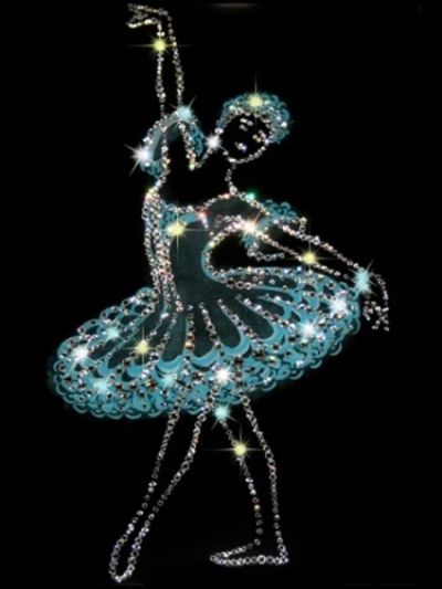 Лот: 21290973. Фото: 1. Картина Балерина с кристаллами... Произведения